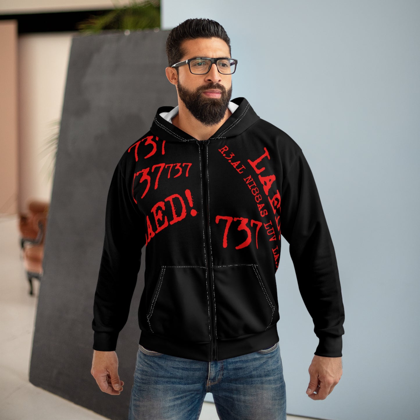 Unisex Zip Hoodie (AOP)
